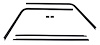 Rear Inner Window Trim Set for 1964-1967 Chevrolet El Camino - image 1