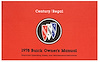Owner's Manual for 1978 Buick Century, Regal [Original Reprint] - image 1