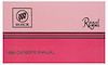 Owner's Manual for 1986 Buick Regal [Original Reprint]