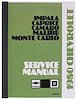 Chassis Service Manual for 1980 Chevrolet Camaro, Caprice, Impala, Malibu, Monte Carlo - image 1