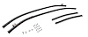 Quarter Glass Run Channel for 1964-1965 Buick, Chevrolet, Pontiac Models [2-Door Sedan, With Chrome Bead] - image 1