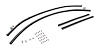 Quarter Glass Run Channel for 1964-1965 Buick, Chevrolet, Pontiac Models [2-Door Sedan, Without Chrome Bead] - image 1