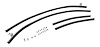 Quarter Glass Run Channel for 1964-1965 Oldsmobile Cutlass, F85, 442 [2-Door Sedan, Without Chrome Bead] - image 1
