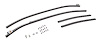 Quarter Glass Run Channel for 1966-1967 Buick, Chevrolet, Oldsmobile, Pontiac Models [2-Door Sedan, With Chrome Bead] - image 1