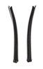 Quarter Glass Run Channel for 1966-1967 Buick, Chevrolet, Oldsmobile, Pontiac Models [2-Door Sedan, With Chrome Bead] - image 3