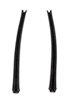 Quarter Glass Run Channel for 1968-1972 Buick, Chevrolet, Oldsmobile, Pontiac Models [2-Door Sedan, With Chrome Bead] - image 3