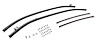 Quarter Glass Run Channel Kit for 1964-1965 Buick, Chevrolet, Pontiac Models [2-Door Sedan, With Chrome Bead] - image 1