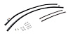 Quarter Glass Run Channel Kit for 1964-1965 Buick, Chevrolet, Pontiac Models [2-Door Sedan, Without Chrome Bead] - image 1
