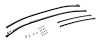 Quarter Glass Run Channel Kit for 1966-1967 Buick, Chevrolet, Oldsmobile, Pontiac Models [2-Door Sedan, With Chrome Bead] - image 1
