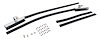 Quarter Glass Run Channel Conversion for 1968 Chevrolet Chevy II, 1969-1972 Chevrolet Nova [2-Door Sedan, Without Chrome Bead]