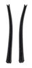 Quarter Glass Run Channel for 1973-1974 Chevrolet Nova [2-Door Sedan, With Chrome Bead] - image 3