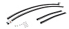 Quarter Glass Run Channel for 1962-1965 Chevrolet Chevy II [2-Door Sedan, With Chrome Bead] - image 1