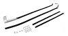 Quarter Glass Run Channel for 1962-1965 Chevrolet Chevy II [2-Door Sedan, Without Chrome Bead] - image 1