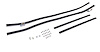 Quarter Glass Run Channel for 1966-1967 Chevrolet Chevy II [2-Door Sedan, Without Chrome Bead] - image 1