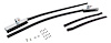 Quarter Glass Run Channel Kit for 1968 Chevrolet Chevy II, 1969-1972 Chevrolet Nova [2-Door Sedan, Without Chrome Bead] - image 1