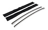 Vertical Quarter Glass Window Channel Guides for 1973-1974 Chevrolet Nova [2-Door Sedan] - image 1