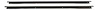 Interior Door Panel Upper Retaining Molding Set for 1967-1972 Chevy C10 Truck - image 1