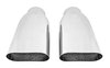 3 in. OE-Style Oval Exhaust Tips for 1969-1972 Chevy Chevelle, EC & 1970-1972 Monte Carlo, 1971-1972 GMC Sprint - image 2