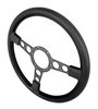 Formula Steering Wheel for 1970-1981 Pontiac Firebird Trans AM [Black 3-Spoke w/Black Grip] - image 2