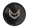 Steering Wheel Horn Cap Insert for 1970-1981 Pontiac Firebird Trans AM and Formula Models [Black w/TA Gold Bird Emblem] - image 1