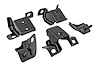 Rear Bumper Bracket Set for 1970-1972 Chevrolet Camaro - image 1
