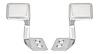 Interior Door Handle for 1968-1969 Chevy Camaro, Pontiac Firebird w/Deluxe Interior [Arm Only]
