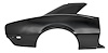 Full Quarter Panel for 1968 Chevrolet Camaro Coupe [Right/Passenger Side] - image 1