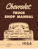 Shop Manual for 1954 Chevrolet Trucks