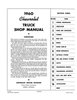 Shop Manual for 1960 Chevrolet Trucks - image 2