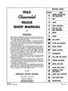 Shop Manual for 1963 Chevrolet Trucks - image 2