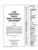 Shop Manual for 1966 Chevrolet Trucks [Supplement] - image 2