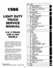 Shop Manual for 1986 Chevrolet Trucks - image 2