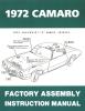 Factory Assembly Instruction Manual for 1972 Chevrolet Camaro - image 1