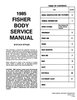Fisher Body Service Manual for 1985 Buick, Cadillac, Chevrolet, GMC, Oldsmobile and Pontiac Models, B-C-D-E-G-K Body Styles - image 2