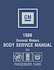 Fisher Body Service Manual for 1986 Buick, Cadillac, Chevrolet, Oldsmobile and Pontiac Models, A-B-C-D-E-G-H-J-K-N Body Styles - image 1