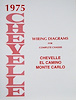 Wiring Diagram Manual for 1975 Chevrolet Chevelle, El-Camino, & Monte Carlo - image 1