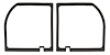 Tail Light Bezel Gaskets for 1969 Chevrolet Chevelle - image 1