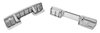 Front Arm Rests for Select 1965-1967 Chevy II, Corvair, 1967 Chevy Camaro & Pontiac  Firebird [Chrome, Pair] - image 3