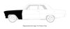 Front Fender for 1966 Chevrolet Chevy II [Left/Driver Side] - image 4