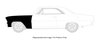 Front Fender for 1967 Chevrolet Chevy II [Left/Driver Side] - image 4