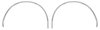 4-Piece Wheel Well Molding Kit for 1967-1968 Chevrolet Camaro & Pontiac Firebird - image 2