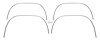4-Piece Wheel Well Opening Molding Kit for 1969 Chevrolet Camaro - image 1