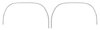 4-Piece Wheel Well Opening Molding Kit for 1969 Chevrolet Camaro - image 4