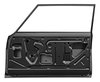 Door Shell with Window Frame for 1962-1965 Chevrolet Chevy II/Nova [Right/Passenger Side] - image 3