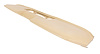 Dash Pad for 1965 Ford Mustang, OEM-Style [Vinyl-Wrapped, Parchment] - image 1