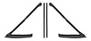 Vent Window Seals for 1968 GM A-Body - image 1