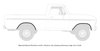 Front and Rear Wheel Well Molding Kit for 1973-1979 Ford F-100, F-150, F-250 and 1978-1979 Ford Bronco - image 3