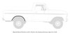 Rear Wheel Well Molding for 1973-1979 Ford F100, F150, F250 w/Styleside Bed & 1978-1979 Ford Bronco [Right/Passenger Side] - image 4