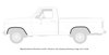 Front and Rear Wheel Well Molding Kit for 1980-1983 Ford F-100, 1980-1986 Ford Bronco, F-150, F-250, F-350 - image 2