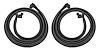 Door Seals for 1964-1965 Buick Skylark, Chevy Chevelle, Malibu, Olds Cutlass & Pontiac GTO, LeMans 2-Door Hardtop/Convertible - image 1